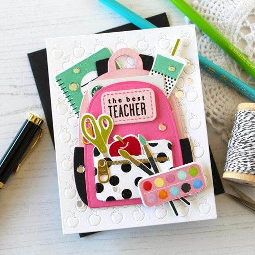 Simon Says Stamp! Papertrey Ink GO TO GIFT CARD HOLDER BACKPACK Dies PTI-0478