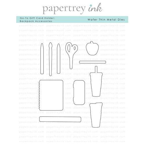 Simon Says Stamp! Papertrey Ink GO TO GIFT CARD HOLDER BACKPACK ACCESSORIES Dies PTI-0477