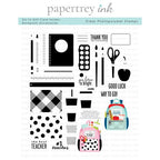 Simon Says Stamp! Papertrey Ink GO TO GIFT CARD HOLDER BACKPACK ACCESSORIES Clear Stamps 1428