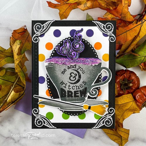 Simon Says Stamp! Papertrey Ink WITCHES BREW Clear Stamps 1424