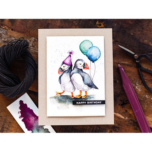 Simon Says Stamp! Simon Says Clear Stamps PARTY LIKE A PUFFIN sss302559c Cozy Hugs | color-code:ALT0