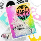 Simon Says Stamp! CZ Design Clear Stamps BALLOON GREETINGS cz273c Cozy Hugs | color-code:ALT0