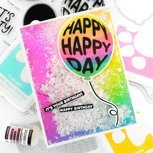 Simon Says Stamp! CZ Design Clear Stamps BALLOON GREETINGS cz273c Cozy Hugs | color-code:ALT0