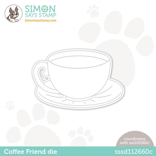 Simon Says Stamp! Simon Says Stamp COFFEE FRIEND Wafer Dies sssd112660c
