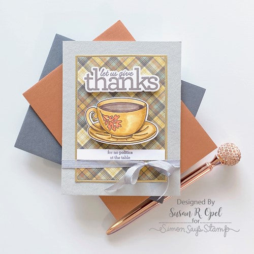 Simon Says Stamp! Simon Says Stamp COFFEE FRIEND Wafer Dies sssd112660c