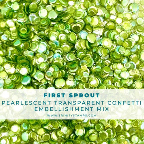 Simon Says Stamp! Trinity Stamps FIRST SPROUT CONFETTI Embellishment Box tsb-308