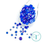 Simon Says Stamp! Trinity Stamps COBALT GLASS Embellishment Box tsb-323