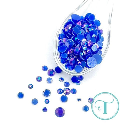 Simon Says Stamp! Trinity Stamps COBALT GLASS Embellishment Box tsb-323