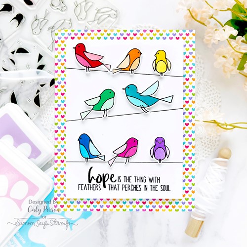 Simon Says Stamp! Simon Says Stamp PRINTMAKING BIRDS Wafer Dies sssd112642c Stamptember | color-code:ALT0