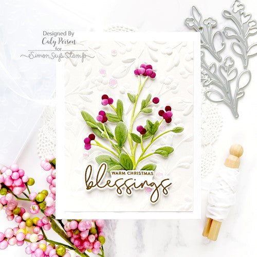 Simon Says Stamp! Simon Says Stamp CHRISTMAS BLESSINGS Wafer Dies sssd112651c Stamptember | color-code:ALT1