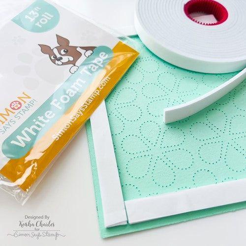 Simon Says Stamp! Simon Says Stamp Pawsitively Perfect WHITE FOAM TAPE 13 Ft Roll st0031