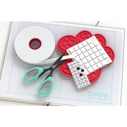 Simon Says Stamp! Simon Says Stamp Pawsitively Perfect WHITE FOAM TAPE 13 Ft Roll st0031