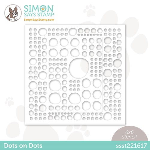 Simon Says Stamp! Simon Says Stamp Stencil DOTS ON DOTS ssst221617 Stamptember