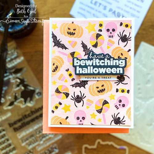 Simon Says Stamp! Simon Says Stamp Stencils LAYERED SPOOKY ICONS ssst221636