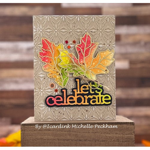 Simon Says Stamp! Simon Says Stamp Embossing Folder SPARKLING FACETS sf285 Stamptember