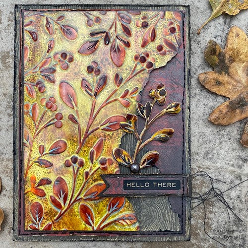 Simon Says Stamp! Simon Says Stamp Embossing Folder And Die PEPPERBERRY BUNDLES sfd279 Stamptember