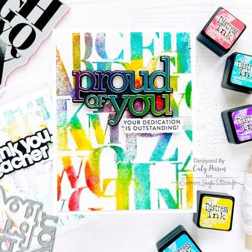 Simon Says Stamp! Simon Says Cling Stamp MIXED ALPHAS sss102545 Stamptember | color-code:ALT01