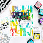Simon Says Stamp! Simon Says Cling Stamp MIXED ALPHAS sss102545 Stamptember | color-code:ALT01