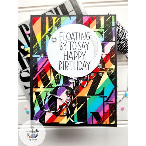 Simon Says Stamp! Simon Says Cling Stamp MIXED ALPHAS sss102545 Stamptember