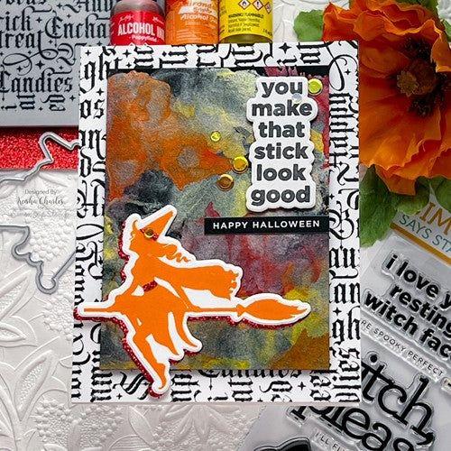 Simon Says Stamp! Simon Says Cling Stamp GOTHIC HALLOWEEN sss102543 Stamptember