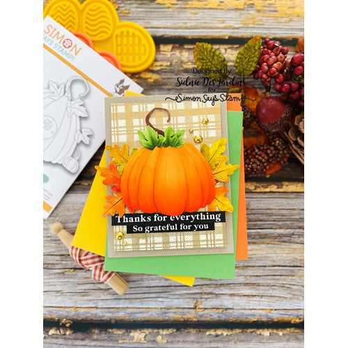 Simon Says Stamp! Simon Says Stamp ETCHED OAK LEAVES Wafer Dies s798 Stamptember