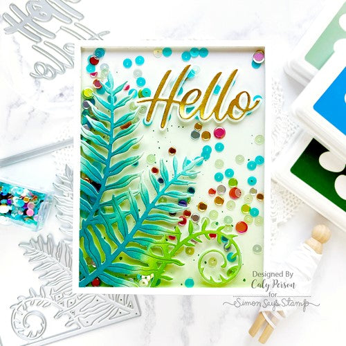 Simon Says Stamp! Simon Says Stamp FERN CORNER Wafer Die s791 Stamptember | color-code:ALT0