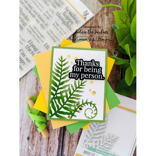 Simon Says Stamp! Simon Says Stamp FERN CORNER Wafer Die s791 Stamptember | color-code:ALT2