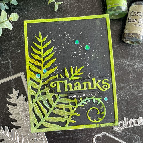 Simon Says Stamp! Simon Says Stamp FERN CORNER Wafer Die s791 Stamptember