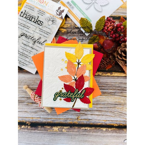Simon Says Stamp! Simon Says Stamp BUCKEYE LEAF Wafer Die s801 Stamptember