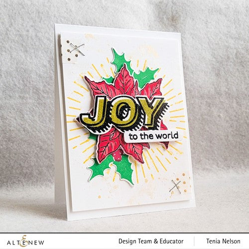 Simon Says Stamp! Altenew WINTER TYPOGRAPHY Clear Stamps ALT7326