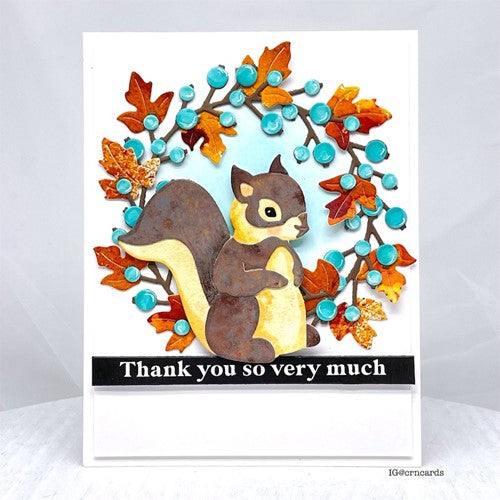 Simon Says Stamp! Simon Says Stamp LAYERED SQUIRREL Wafer Dies s795 Stamptember