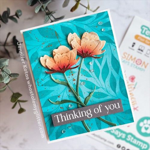 Simon Says Stamp! Simon Says Stamp MORNING BLOSSOM Wafer Dies s793 Stamptember | color-code:ALT2