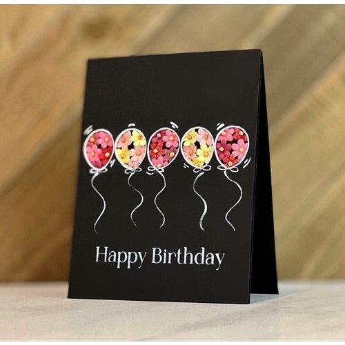 Simon Says Stamp! Simon Says Stamp ROW OF BALLOONS Wafer Die s806 Stamptember
