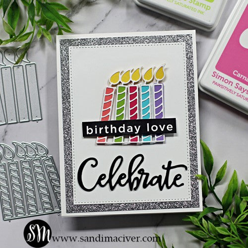 Simon Says Stamp! Simon Says Stamp CANDLE BLOWOUT Wafer Die s805 Stamptember | color-code:ALT2