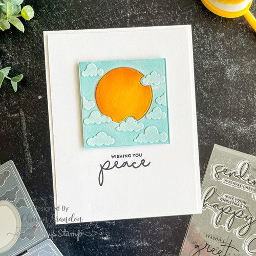 Simon Says Stamp! Simon Says Stamp 2D EMBOSSING FOLDER SQUARE Wafer Die sssd112666 Stamptember