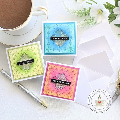 Simon Says Stamp! Simon Says Stamp 2D EMBOSSING FOLDER SQUARE Wafer Die sssd112666 Stamptember