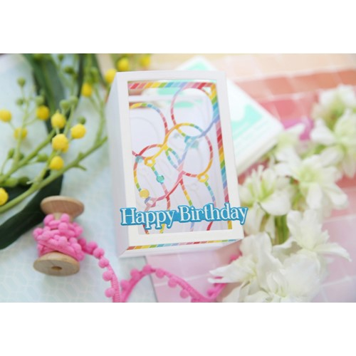Simon Says Stamp! Simon Says Stamp BASIC BOX CARD BALLOONS Wafer Die sssd112594c Stamptember | color-code:ALT1