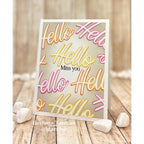 Simon Says Stamp! Simon Says Stamp HANDWRITTEN HELLO Wafer Dies sssd112649 Stamptember