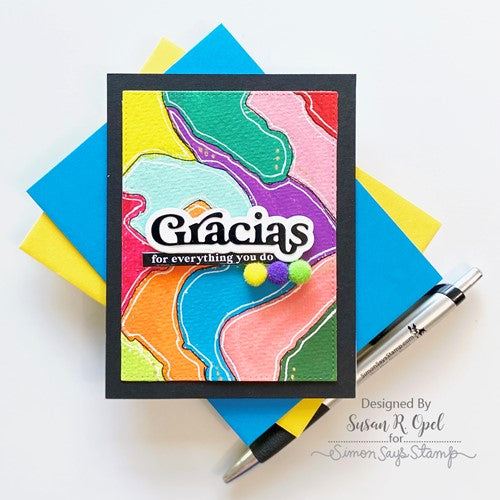 Simon Says Stamp! Simon Says Stamp GRACIAS Wafer Dies sssd112659 Stamptember