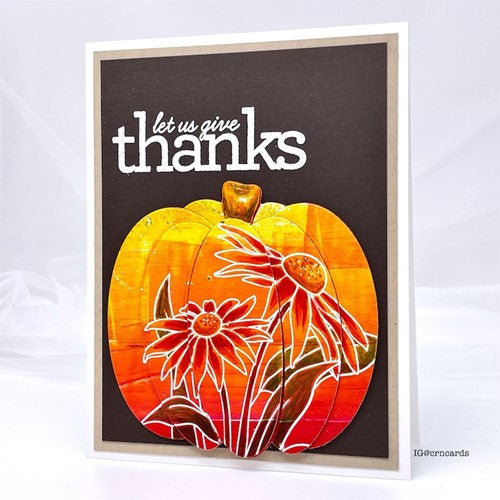 Simon Says Stamp! Simon Says Stamp LAYERED PUMPKIN Wafer Dies sssd112654 Stamptember