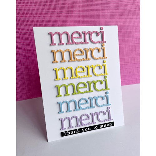 Simon Says Stamp! CZ Design Wafer Dies MERCI czd178 Stamptember | color-code:ALT00