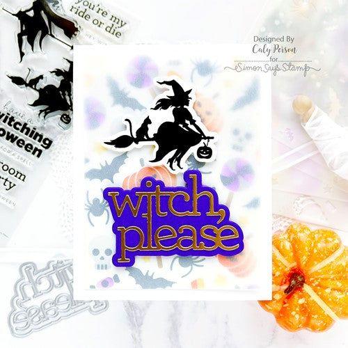 Simon Says Stamp! CZ Design Wafer Dies WITCH PLEASE WORDS czd173 Stamptember | color-code:ALT3