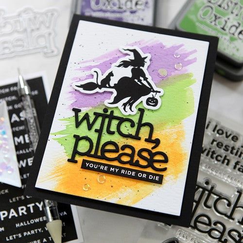 Simon Says Stamp! CZ Design Clear Stamps WITCH PLEASE cz271c | color-code:ALT01