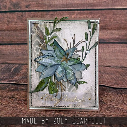 Simon Says Stamp! Tim Holtz Sizzix HOLIDAY BRUSHSTROKE 3 Thinlits Dies 666067