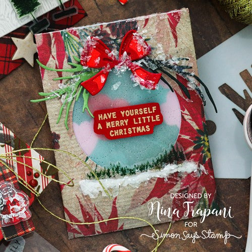 Simon Says Stamp! Tim Holtz Sizzix HOLIDAY BRUSHSTROKE 3 Thinlits Dies 666067 | color-code:ALT5