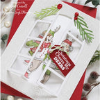 Simon Says Stamp! Tim Holtz Sizzix MODERN FESTIVE Thinlits Dies 666069 | color-code:ALT5