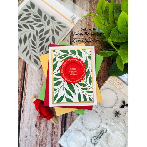 Simon Says Stamp! CZ Design Clear Stamps ORNAMENT OPTIONS cz272c Stamptember
