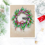 Simon Says Stamp! Altenew MISTLETOE WREATH 3D Embossing Folder ALT7318 | color-code:ALT5