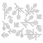Simon Says Stamp! Tim Holtz Sizzix PINE PATTERNS Embossing Dies 666070