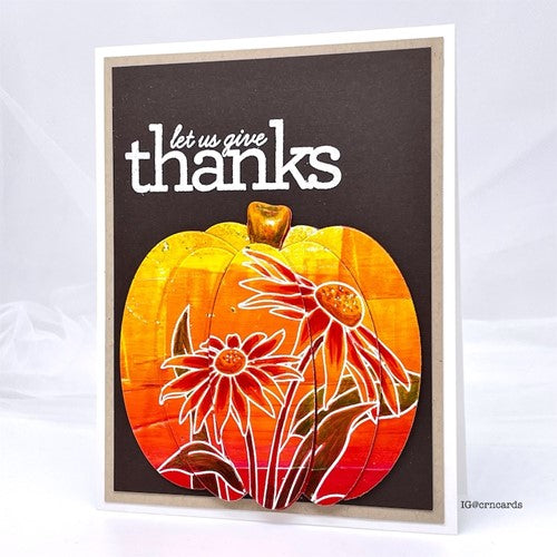 Simon Says Stamp! CZ Design Clear Stamps SASSY THANKFUL cz379c Stamptember